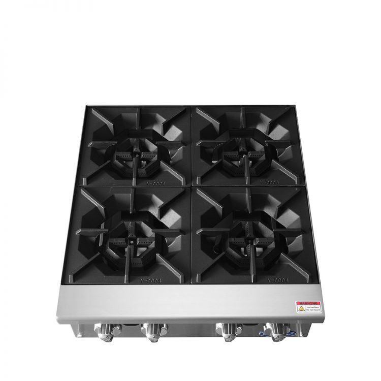 24″ Heavy Duty Countertop Range / Hot Plate with 4 Burners 100,000 BTU Restaurant Equipment
