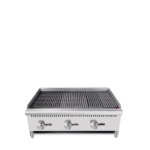 36" Heavy Duty Countertop Charbroiler - 105,000 BTU