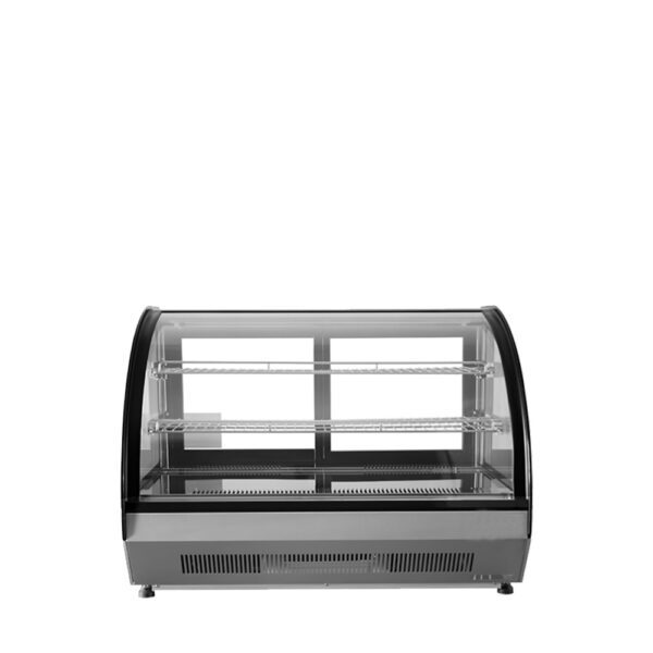35" Curved Glass Countertop Refrigerated Display Case