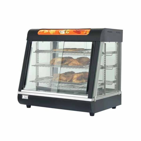 26″ Deluxe Curved Glass Display Warmer Showcase in Trinidad
