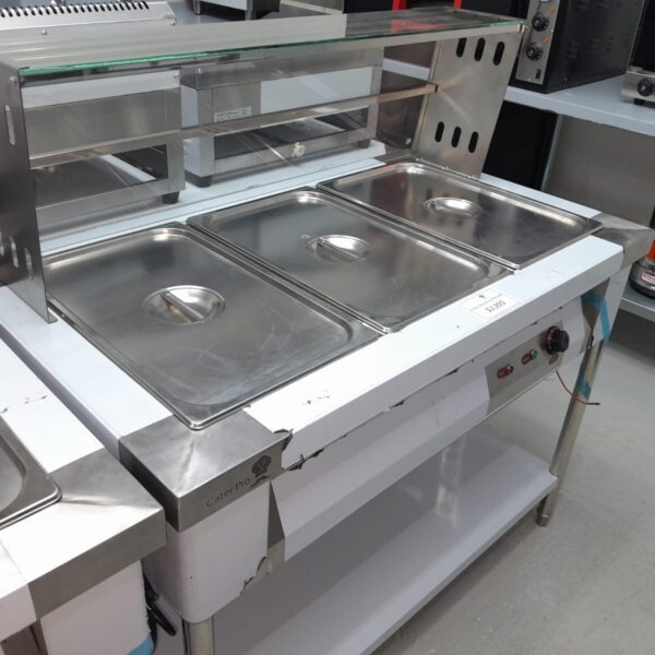 3 Compartment Standing Warmer 110V, Commercial Food Warmer