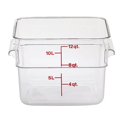 12L Polycarbonate Food Storage Container with Lid | Cater Pro