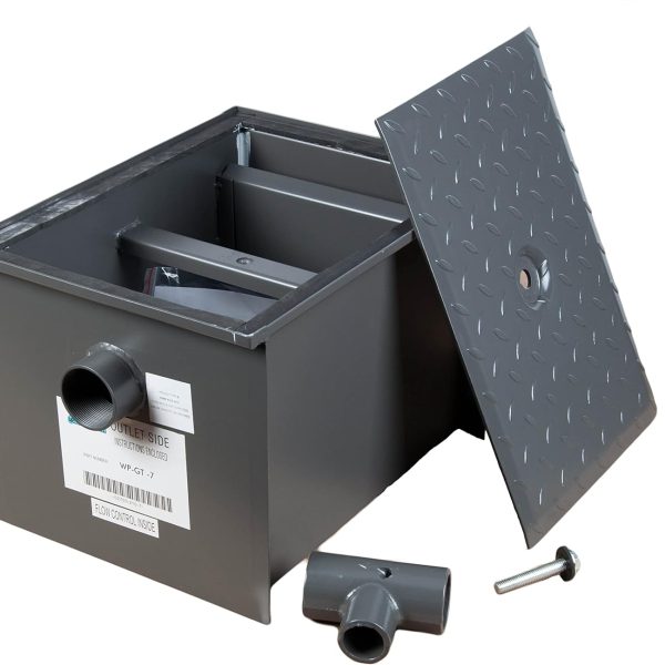 Steel Grease Interceptor – 14lb Grease Trap | CaterPro Trinidad
