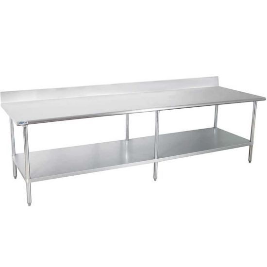 pwtg_14x96-4bs_1 30″ x 8ft Stainless Steel Table with 4″ Backsplash in Trinidad