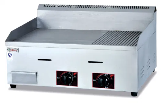 29″ Commercial Electric Griddle | Half Flat Half Grooved