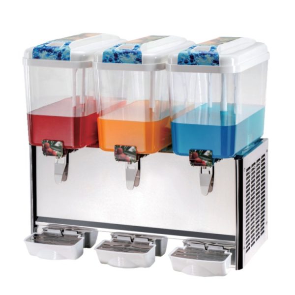 Juice Dispenser 3 Tank | Commercial Cold Drink Refrigerator