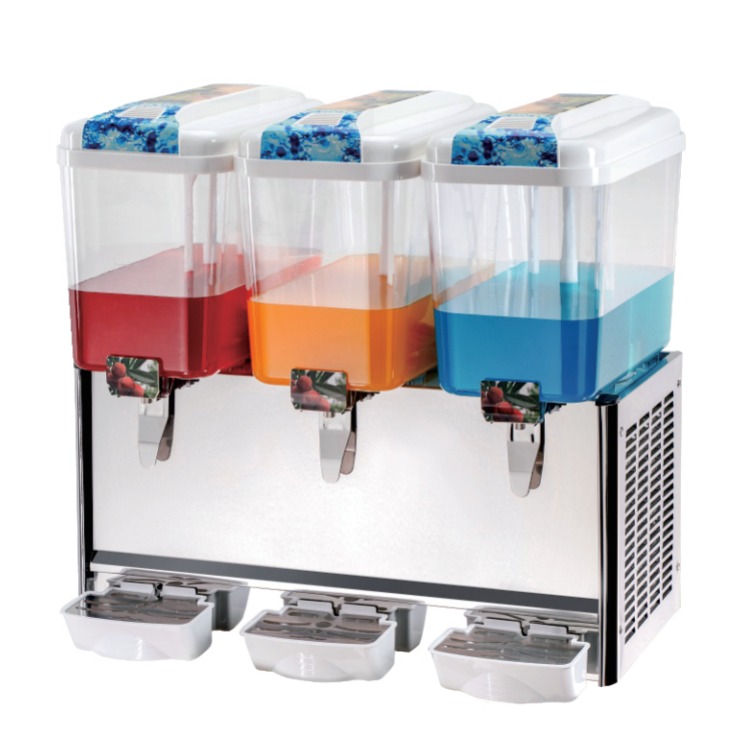 3 tier Juice Dispenser 3 Tank | Commercial Cold Drink Refrigerator