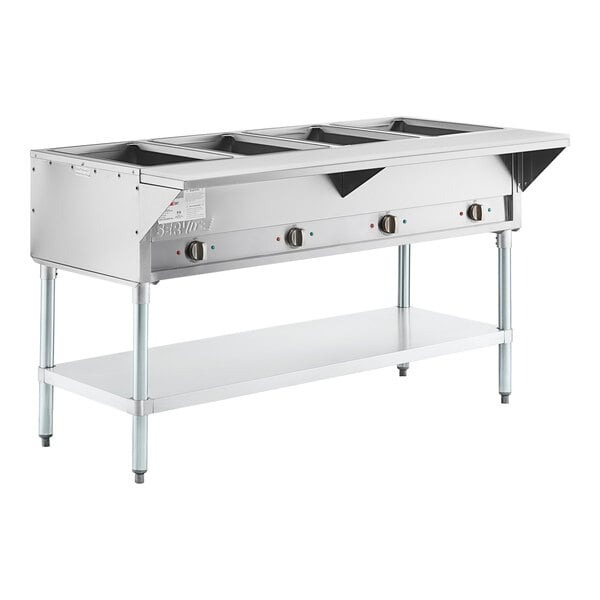 SS Electric Steam 4 Compartment Table2