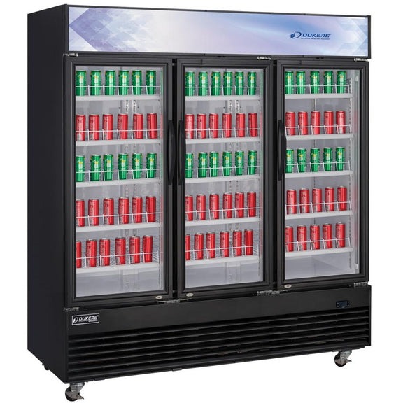 Triple Door Merchandiser Chiller | Commercial Display Cooler