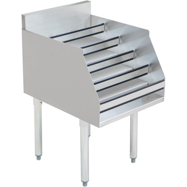Liquor Display Rack | 5-Tier Stainless Steel Bar Shelf in Trinidad