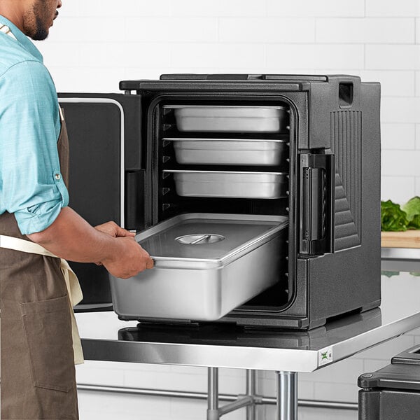 Black Insulated Food Carrier