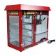 8oz Commercial Popcorn Machine with Heated Display Cabinet