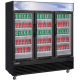 3-Door Merchandiser Refrigerator | Commercial Display Cooler
